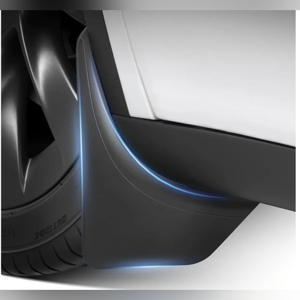 New 25-26 Tesla Model Y Mud Flaps - Black